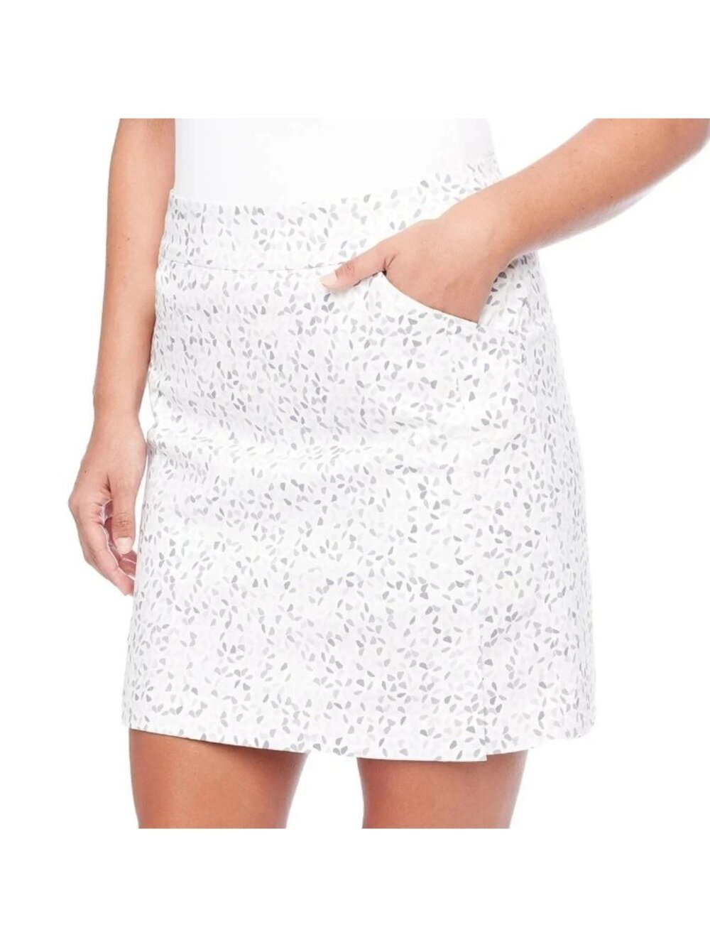 S.C.& Co. Women's XS Tummy Control Printed Skorts Printed e1590